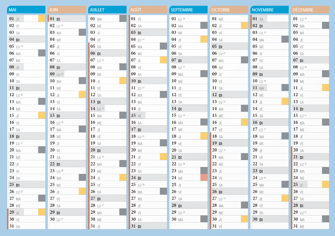 CALENDRIER COLLECTE 2025
