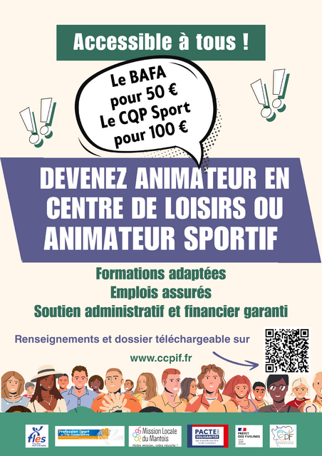 Le BAFA pour 50 € et le CQP sport pour 100 €