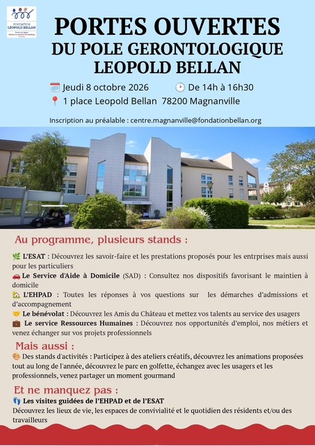 PORTES OUVERTES DU POLE GERONTOLOGIQUE LEOPOLD BELLAN